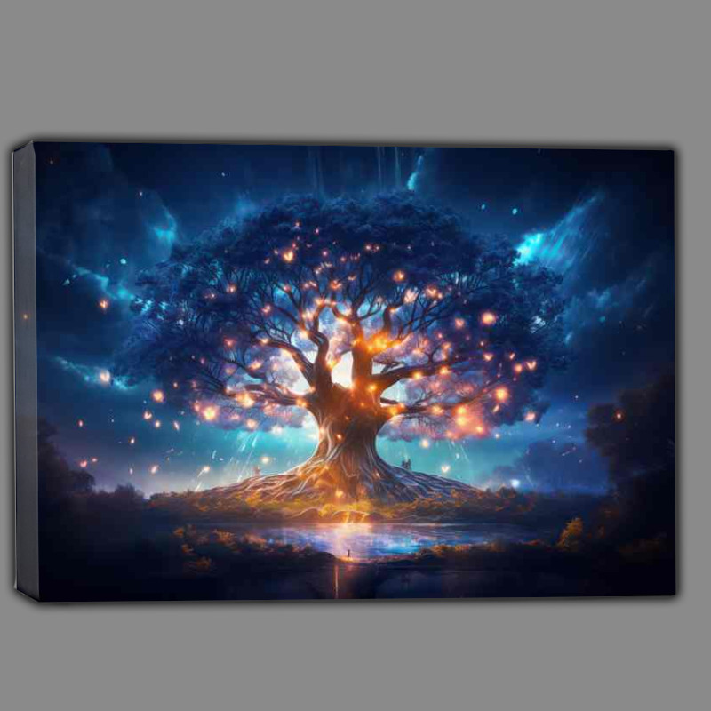 Buy Canvas : (Out of The Blue light Explosion)
