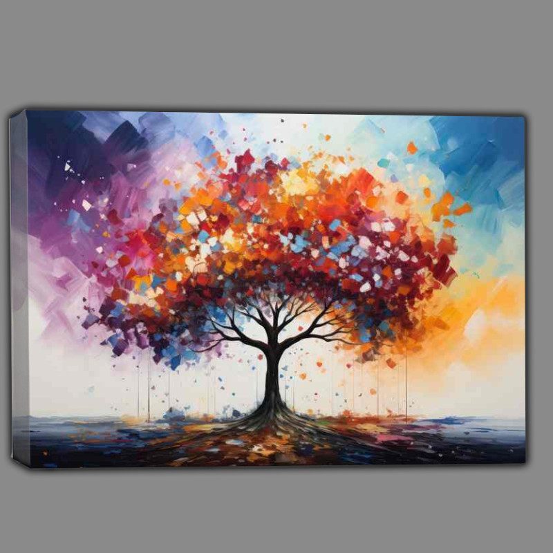 Buy Canvas : (Rainbow Lights Tree)