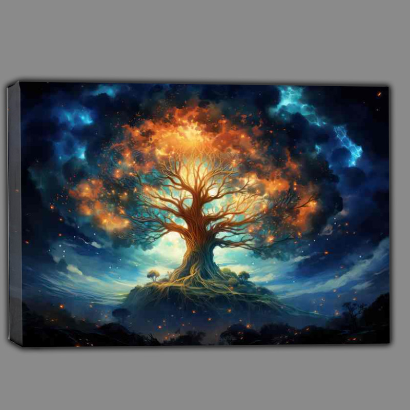 Buy Canvas : (Tree Of Life Elegance In Motion)