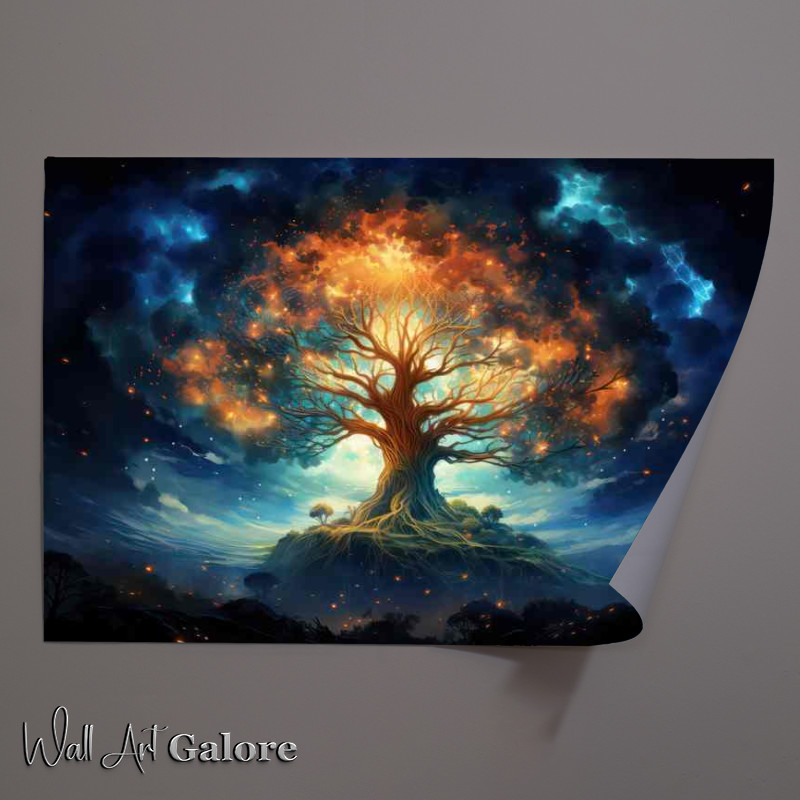 Buy Unframed Poster : (Tree Of Life Elegance In Motion)