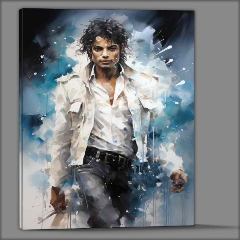 Buy Canvas : (Michael jackson in performance art)
