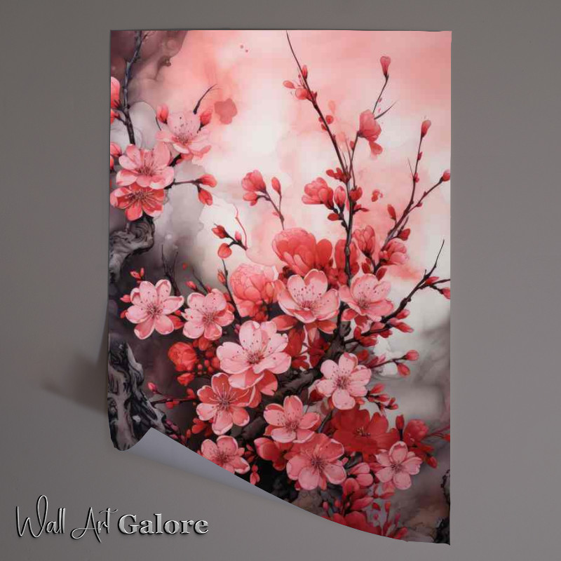 Buy Unframed Poster : (Cherry Blossoms Petals)