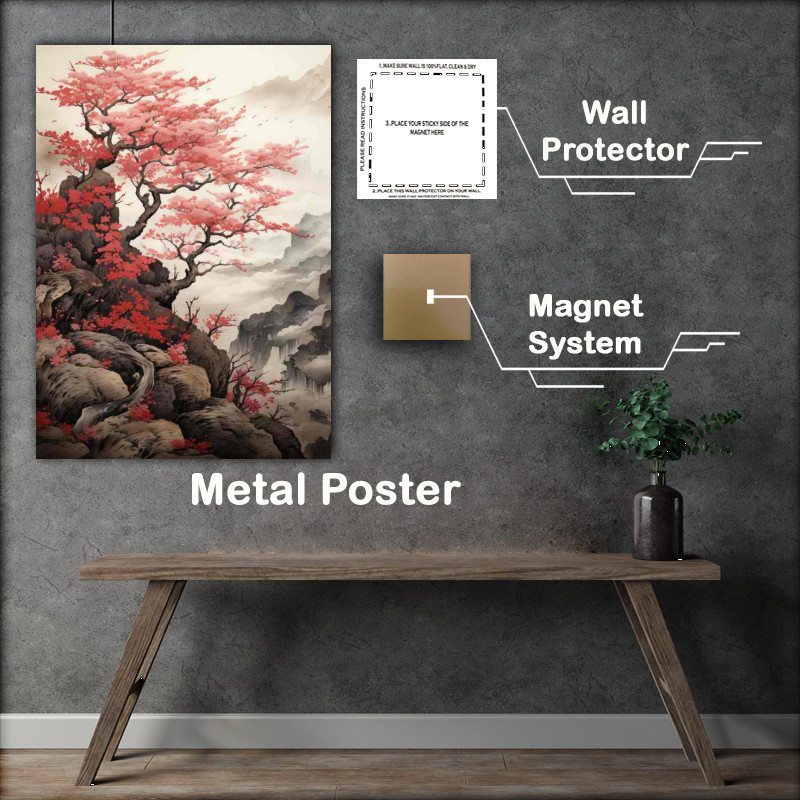 Buy Metal Poster : (Cherry blossom fantasy)
