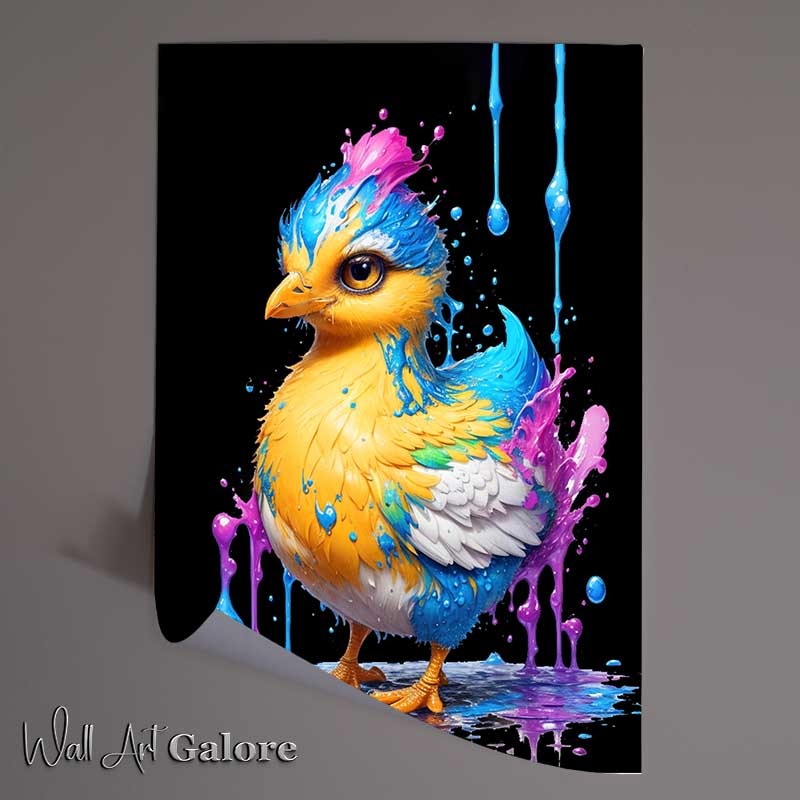 Buy Unframed Poster : (Cheeky chick splash art)