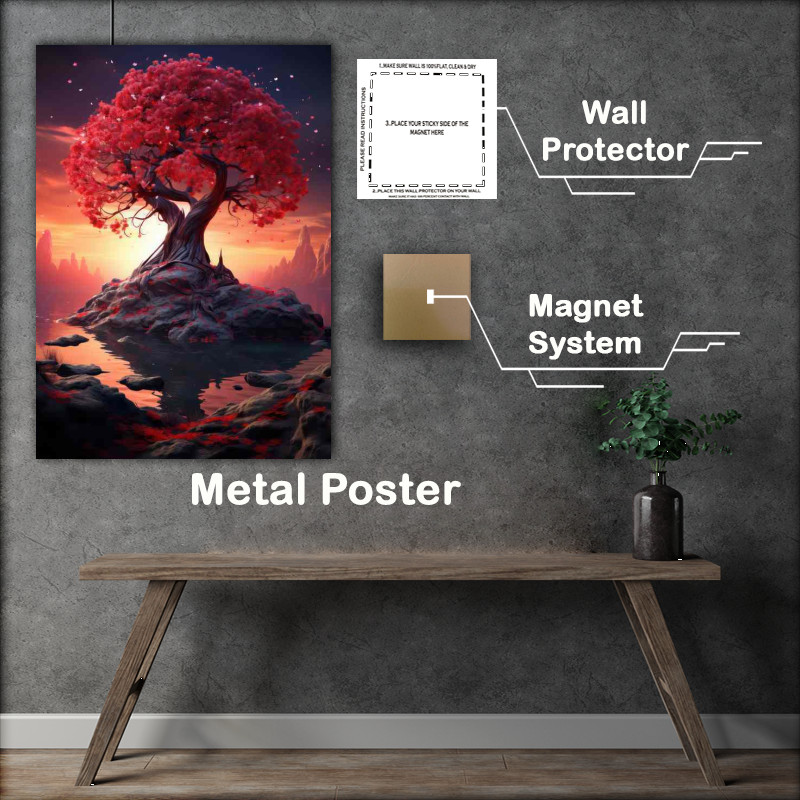 Buy Metal Poster : (Crimson Dreams)