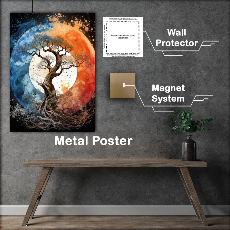 Buy Metal Poster : (Dual Life Force)