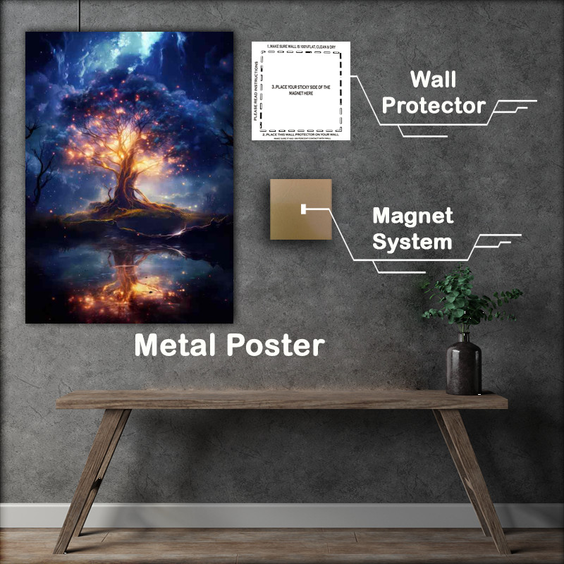 Buy Metal Poster : (Light of Hope And Gratitude)
