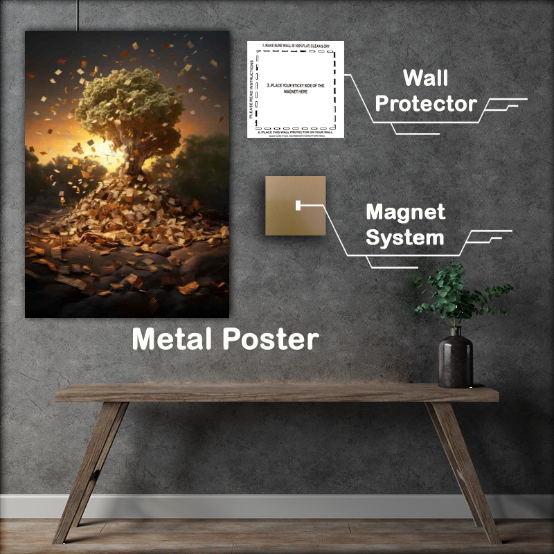 Buy Metal Poster : (Monetary Harvest)