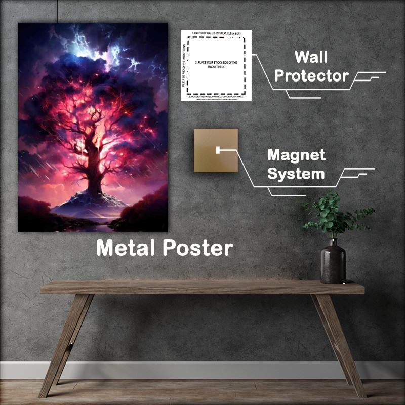 Buy Metal Poster : (Moonlit Guardian)