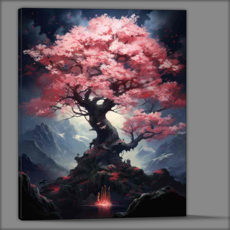 Buy Canvas : (Pink Tree Melody)