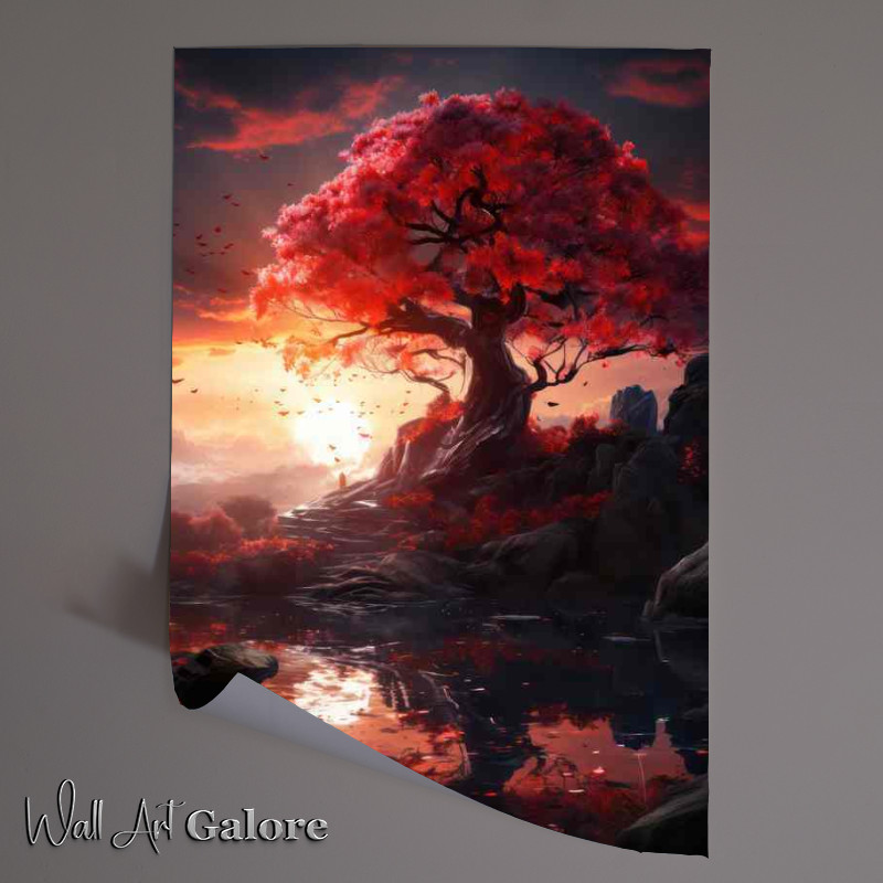 Buy Unframed Poster : (Red Rooted Fantasy)