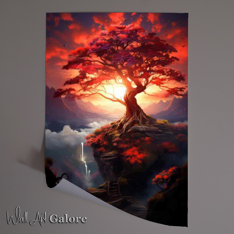 Buy Unframed Poster : (Visions in Red)