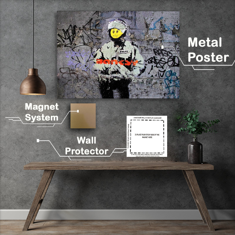 Buy Metal Poster : (Smile Soilder)