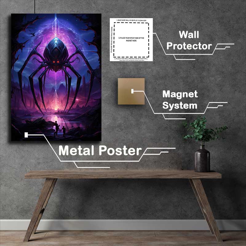 Buy Metal Poster : (Spider Spinners)