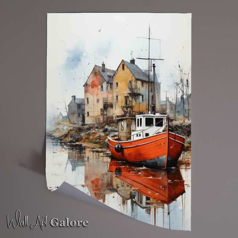 Buy Unframed Poster : (A Splash of Charm at The Marina)