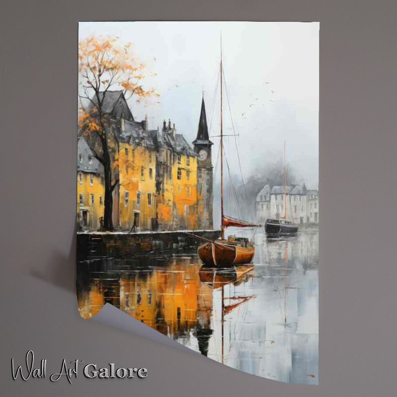 Buy Unframed Poster : (Harbour Reflections of Life)
