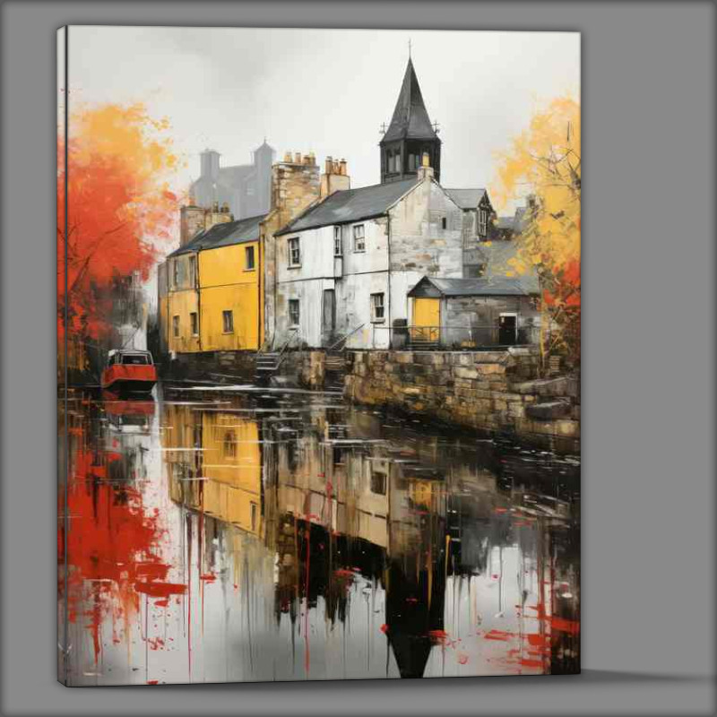 Buy Canvas : (Waters Edge Reflections of Beauty)