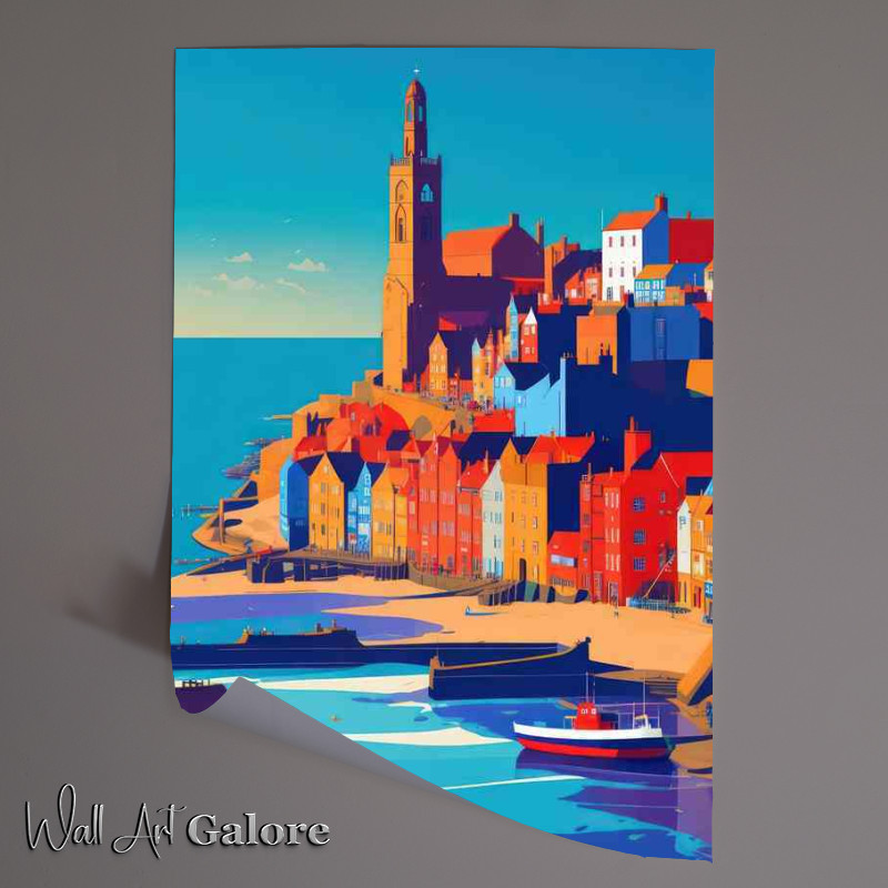 Buy Unframed Poster : (Whitby Splash Of Time)