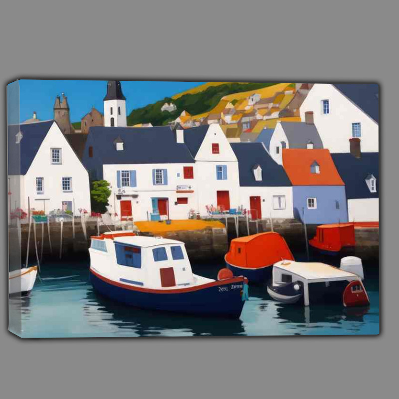 Buy Canvas : (Colorful Coastal Haven)