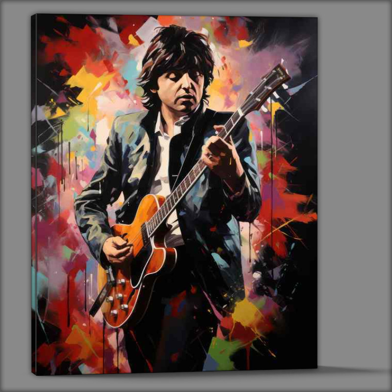Buy Canvas : (Paul McCartney Very colourful splash)