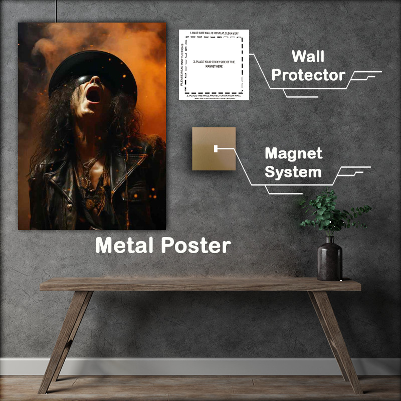 Buy Metal Poster : (Slash at the top of his voice)