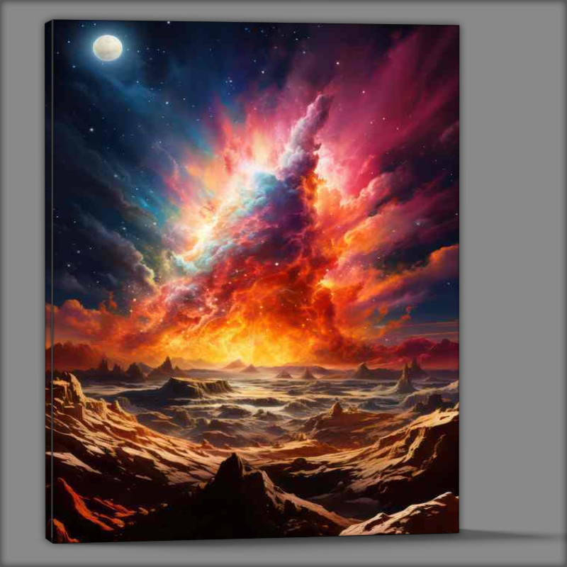 Buy Canvas : (Abstract Space Illustration Creative Astronomical)