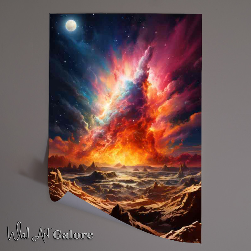 Buy Unframed Poster : (Abstract Space Illustration Creative Astronomical)