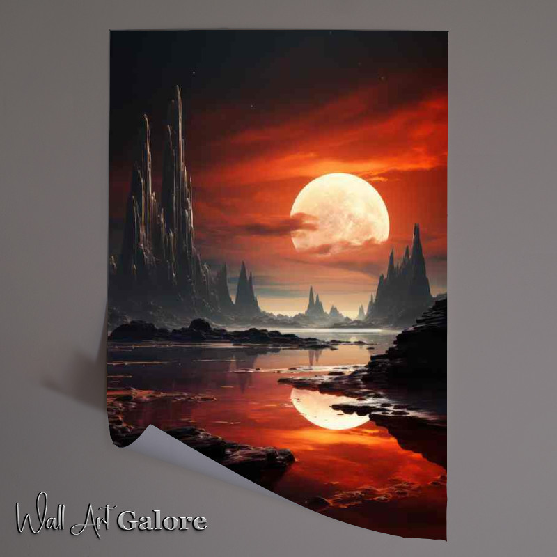 Buy Unframed Poster : (Astrological Elegance Stylish Space Design)
