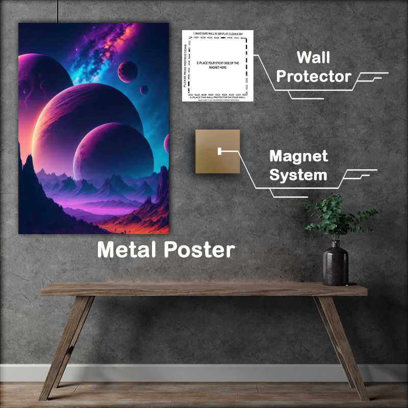 Buy Metal Poster : (Astronomical Brilliance Spectacular Space)