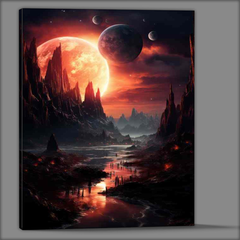 Buy Canvas : (Astronomical Wonders Creative Universe)