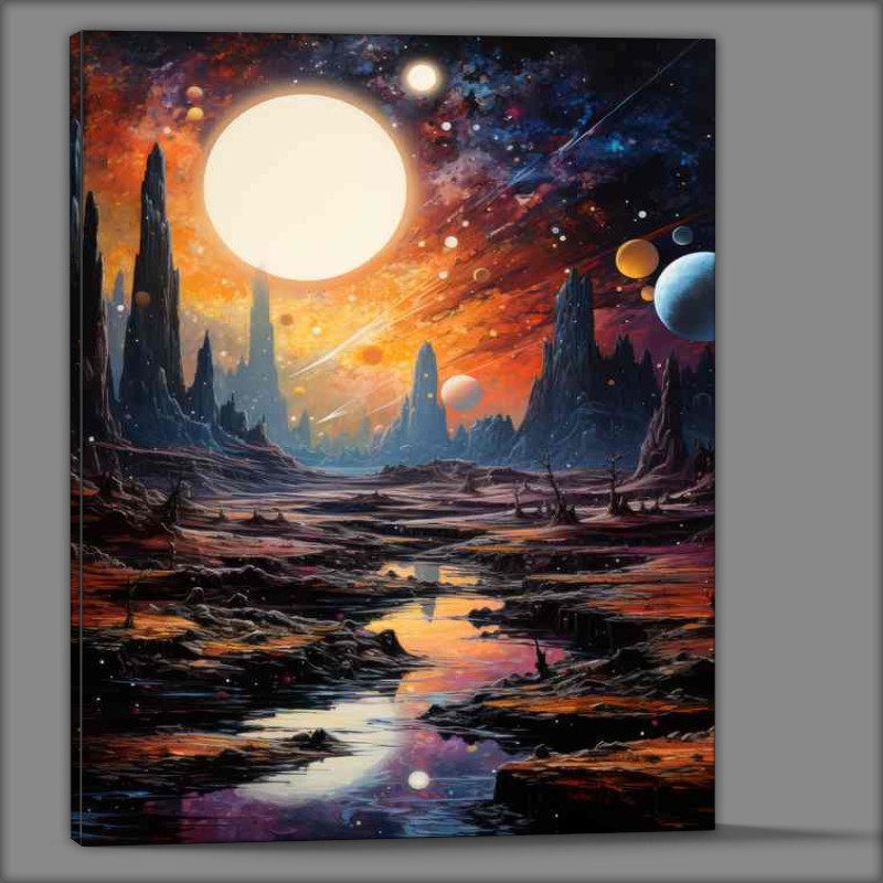 Buy Canvas : (Awe Inspiring Galactic Scenes Space)