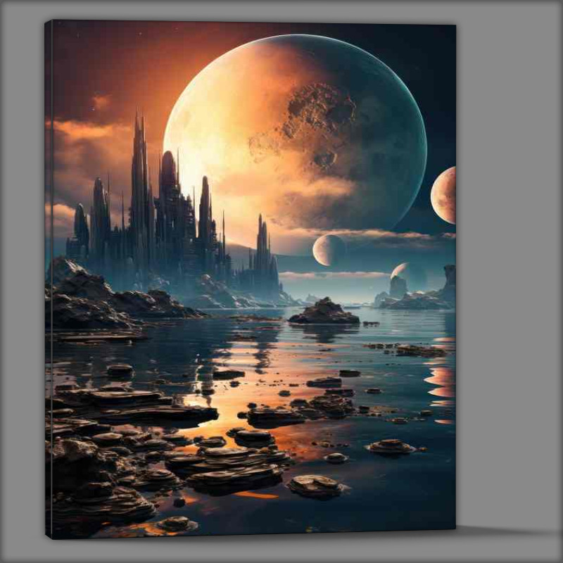 Buy Canvas : (Breathtaking Celestial Scenes Spectacular Space)