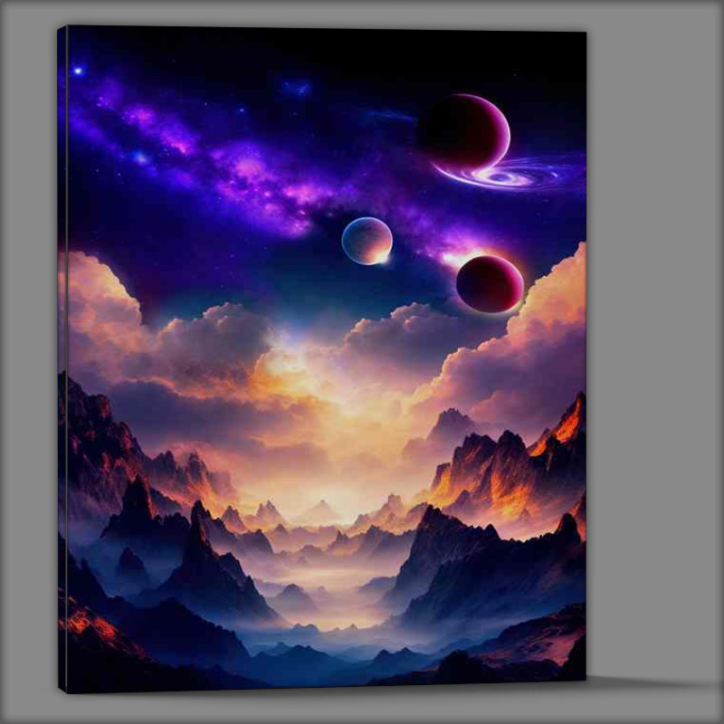 Buy Canvas : (Celestial Symphonies Experience in space)