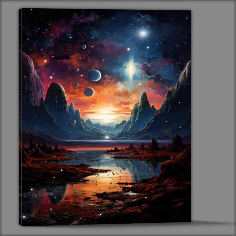 Buy Canvas : (Cosmic Enigma Mysterious Universe)