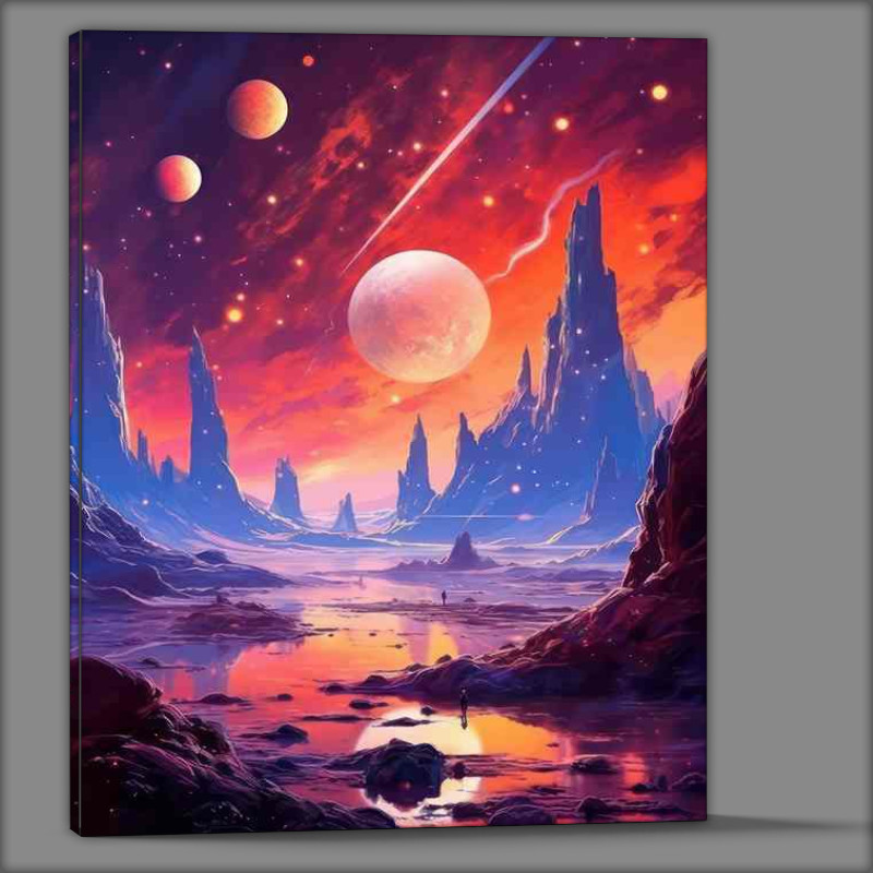 Buy Canvas : (Enigmatic Galaxy Art Mysterious Universe)