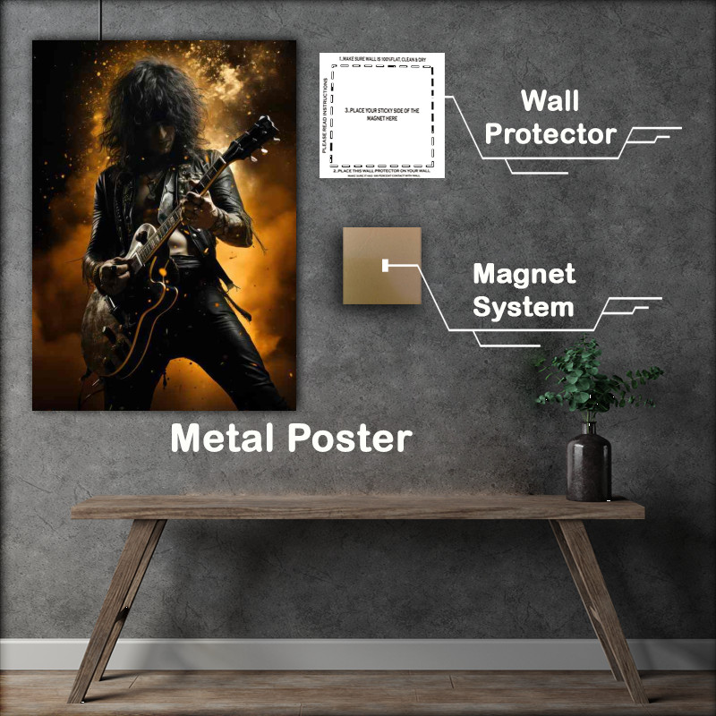 Buy Metal Poster : (Slash rocking the guitar)