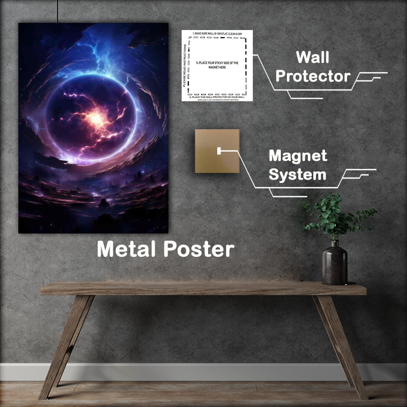 Buy Metal Poster : (Ethereal Astrological Art Mysterious Space)