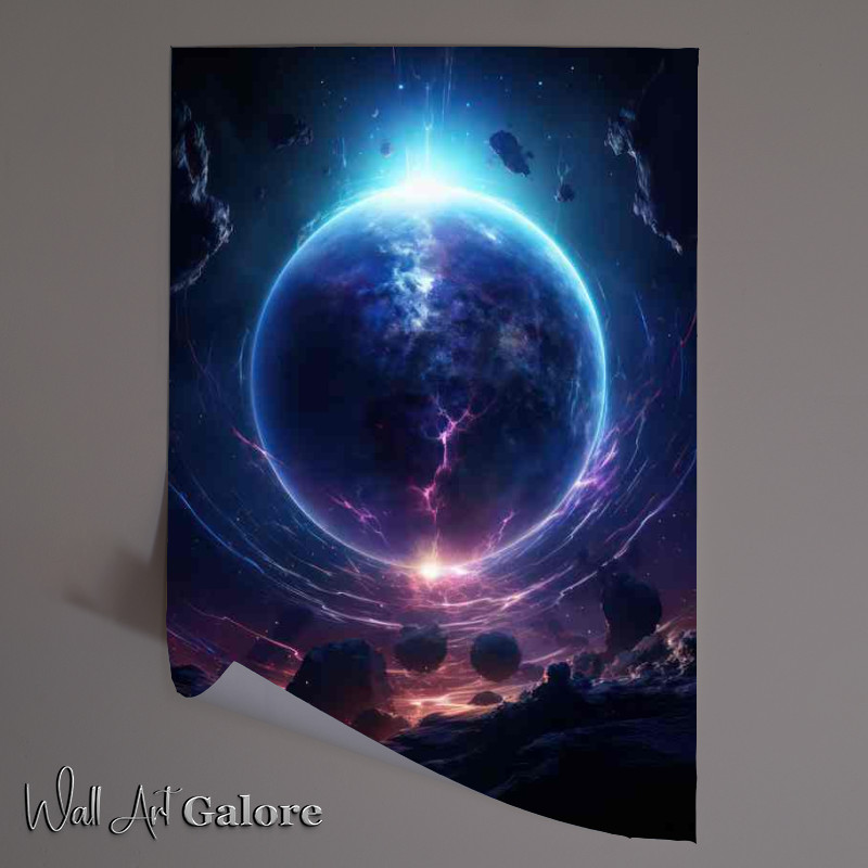Buy Unframed Poster : (Fantasy Galaxy Imaginative Interstellar Design)