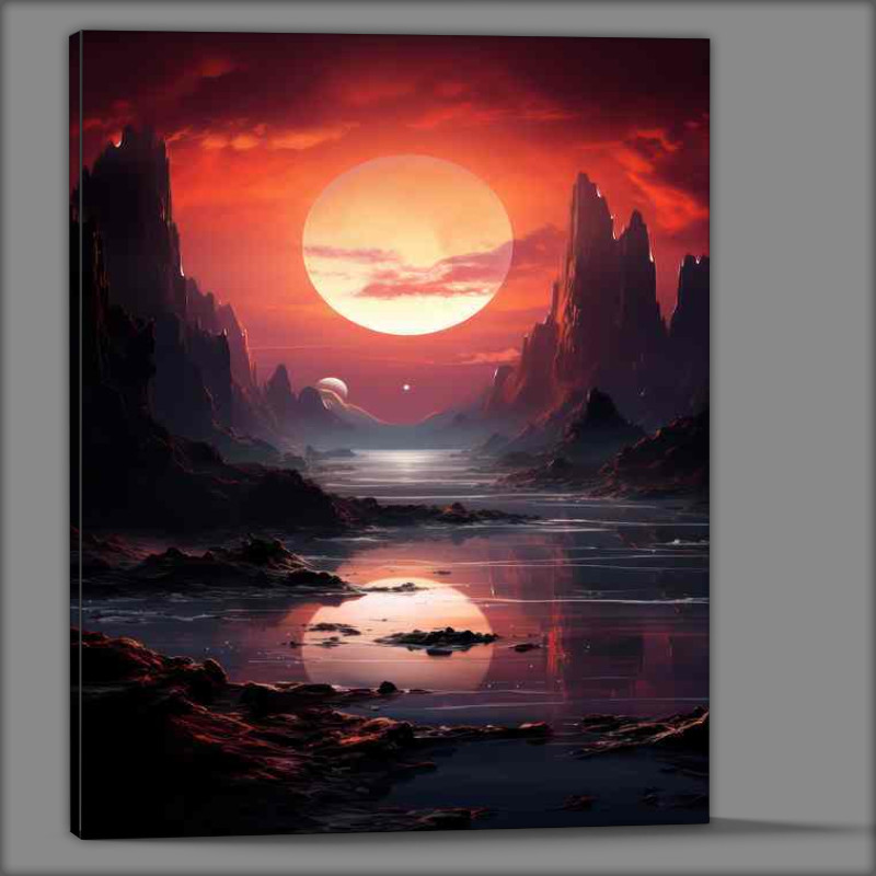 Buy Canvas : (Futuristic Space Exploration Innovative Cosmos)