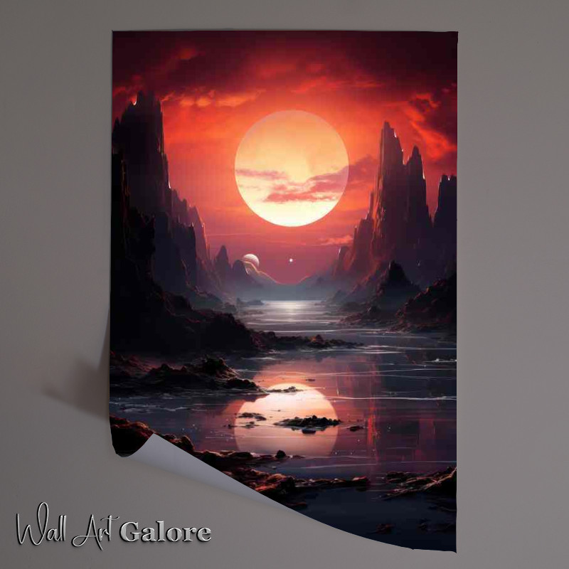 Buy Unframed Poster : (Futuristic Space Exploration Innovative Cosmos)