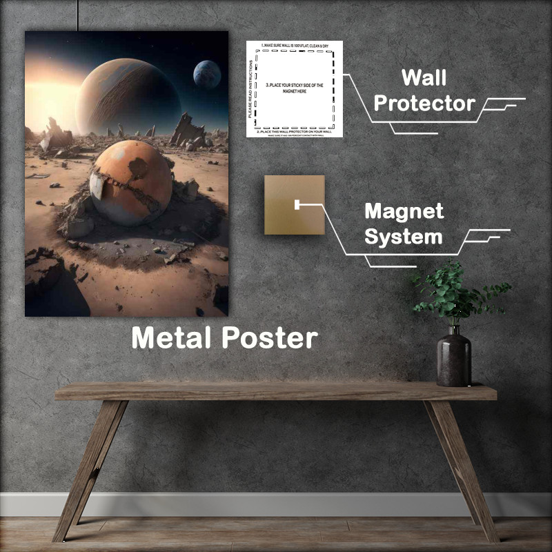 Buy Metal Poster : (Galactic Wonders Spectacular Space Design)