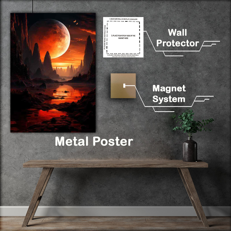 Buy Metal Poster : (Intergalactic Visions Dreamy Universe)
