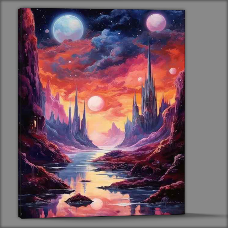 Buy Canvas : (Interstellar Fantasy Magical Galaxy)