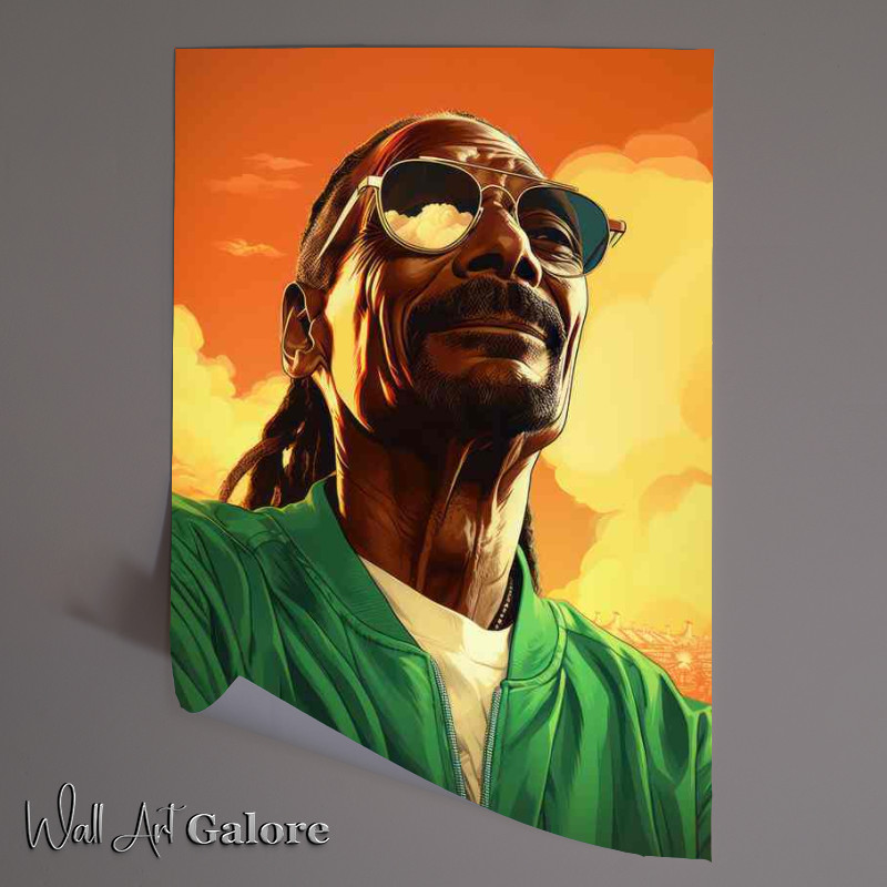 Buy Unframed Poster : (Snoop snoop dogg wearing sunglasses)
