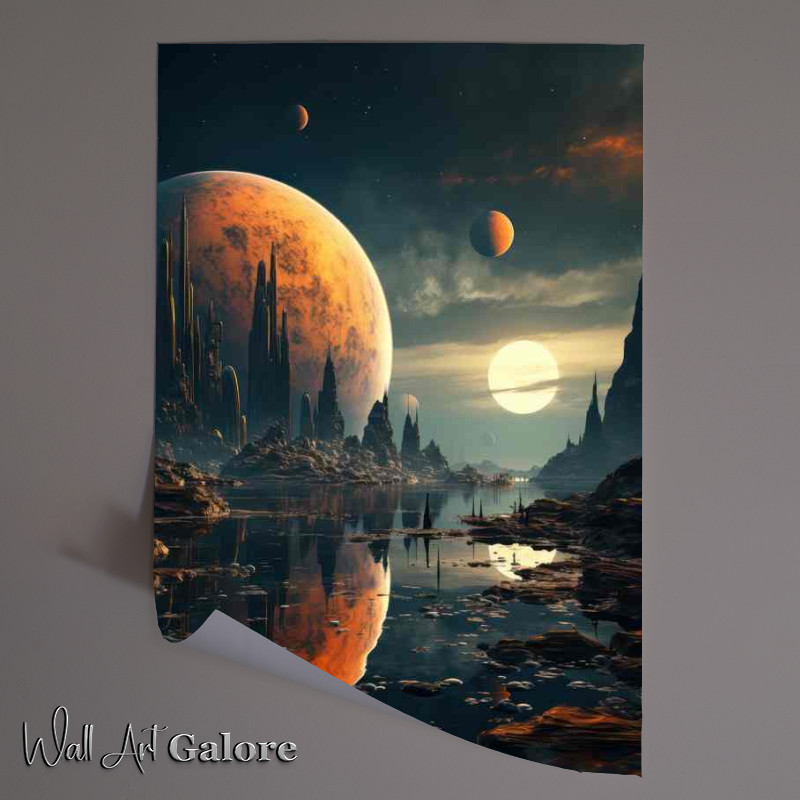 Buy Unframed Poster : (Otherworldly Cosmos Surreal Space)