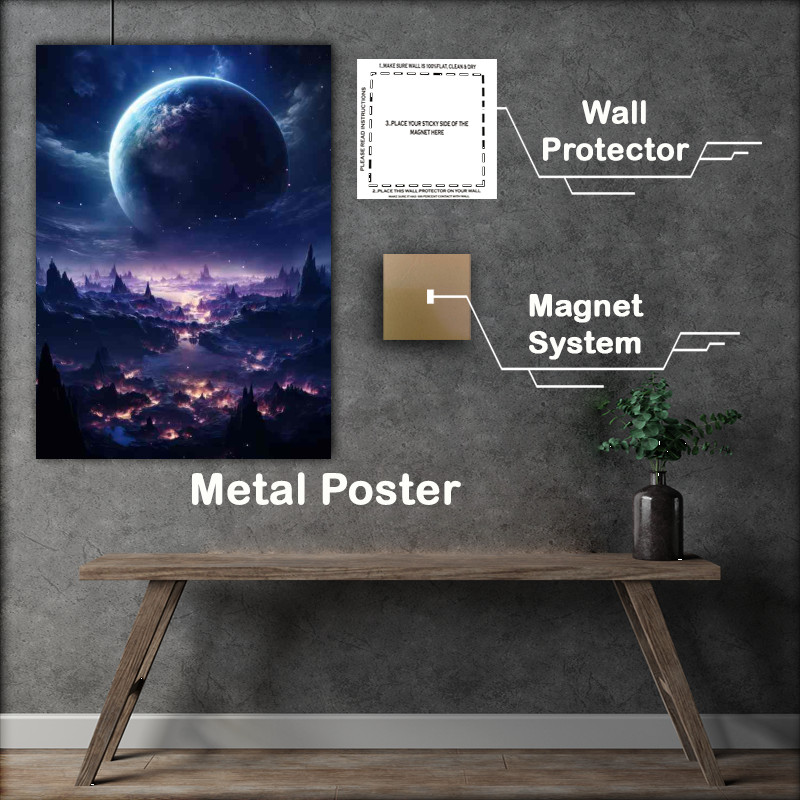 Buy Metal Poster : (Spectacular Space Realms Astronomical)