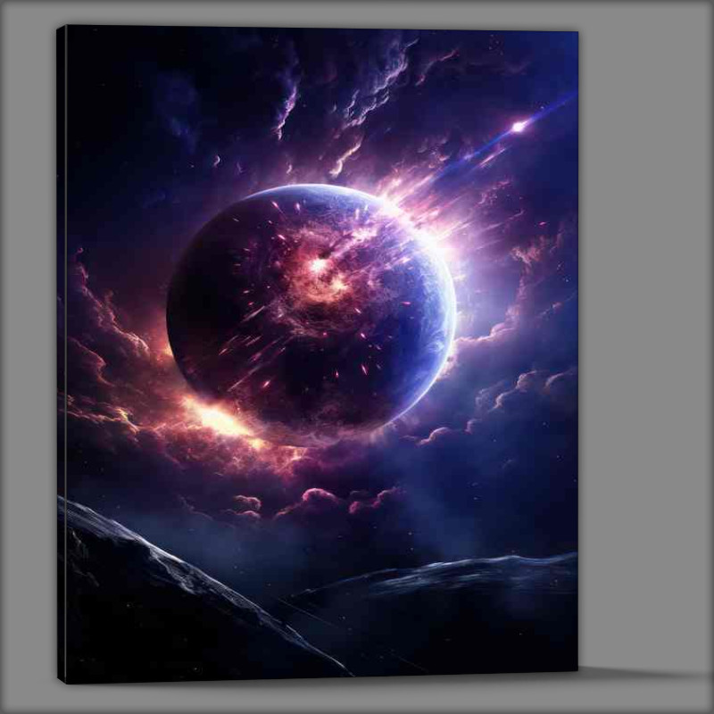 Buy Canvas : (Visionary Cosmos Unique Space Illustration)