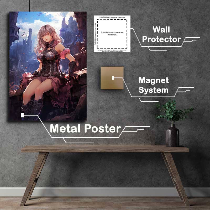 Buy Metal Poster : (Ghost in the Shell Motoko Kusanagi)