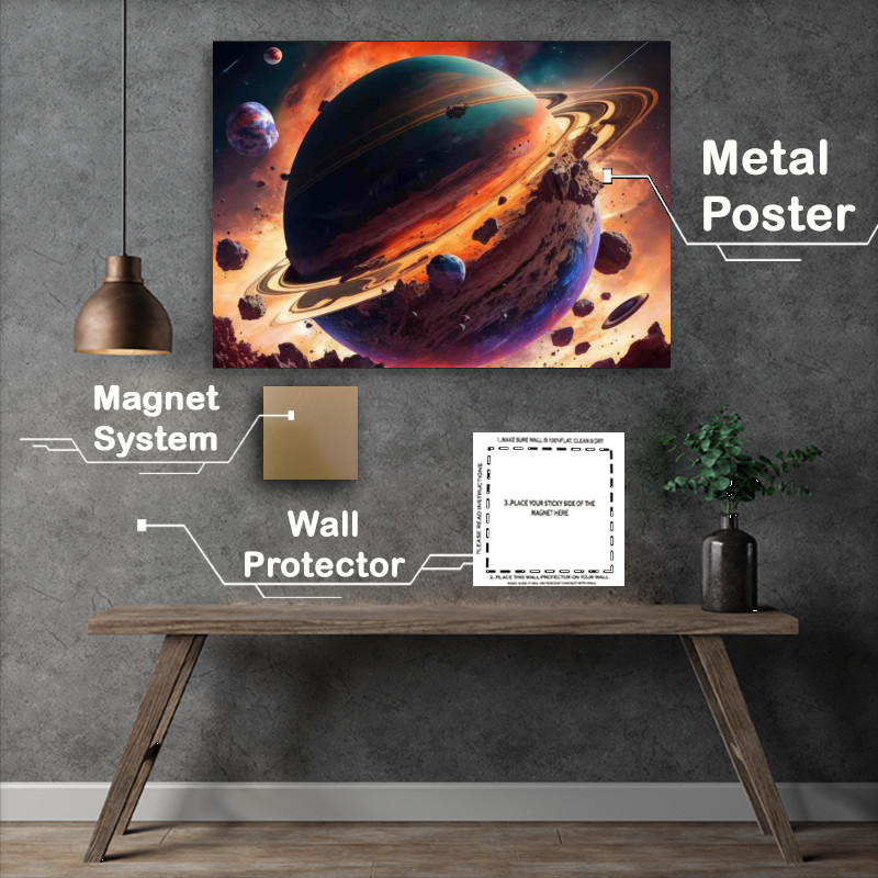 Buy Metal Poster : (Epic Universe Art Captivating Cosmos)