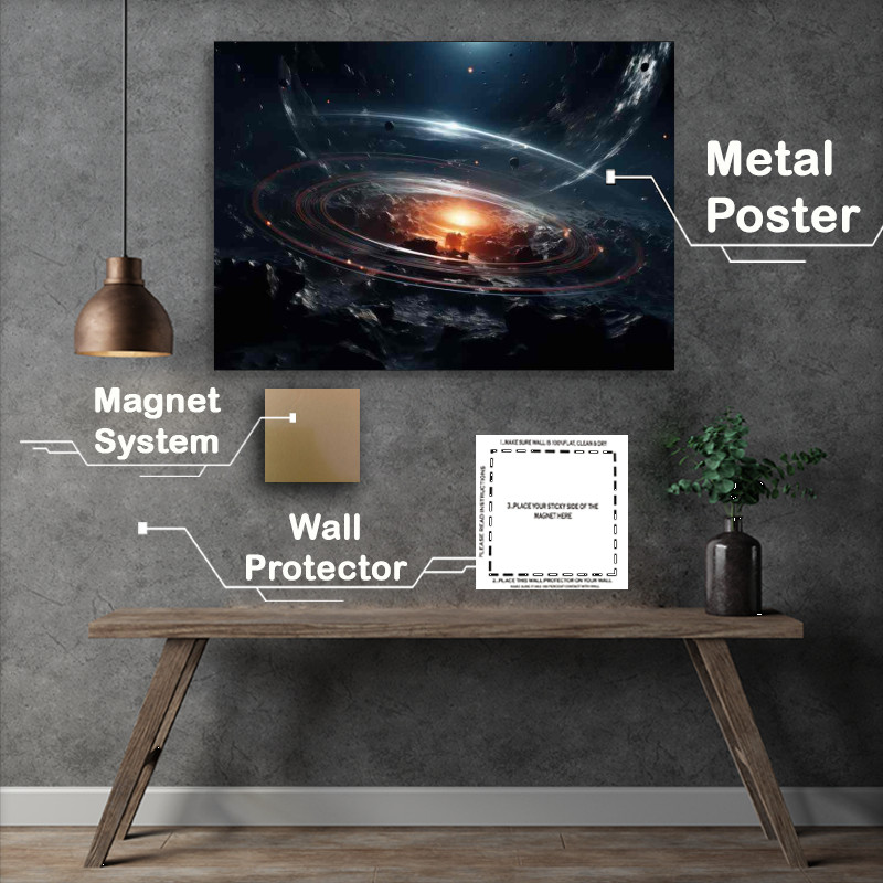 Buy Metal Poster : (Innovative Astronomical Art Creative Cosmos)